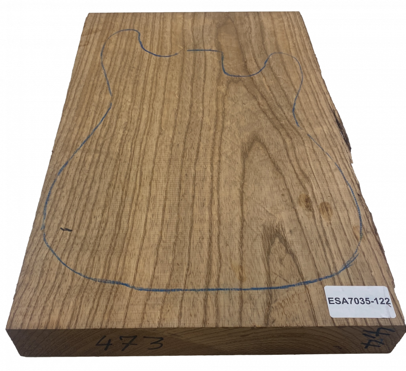 Body Swamp Ash, Caramel, 1-pc., 50mm, Unique Piece #122